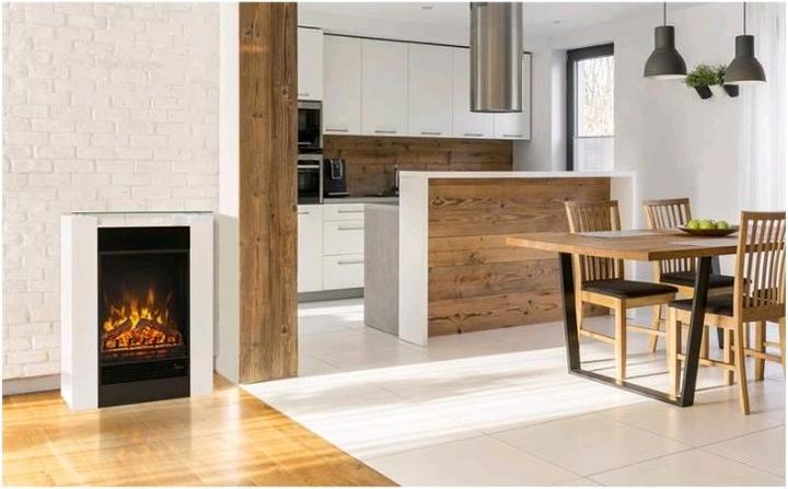 Actual product image Klarstein Studio 5 Electric Fireplace White (1800 W)