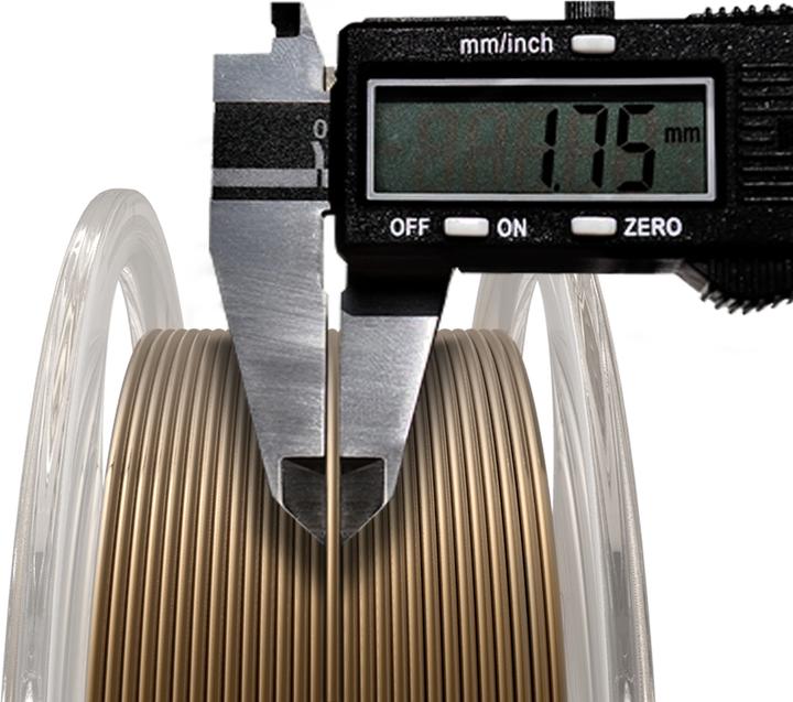 Actual product image AzureFilm Filament (PLA, 1.75 mm, 1000 g, Gold)