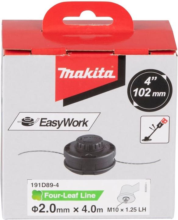 Image du produit Makita Tête à 2 fils Tap&Go (Herbicide, Fil de coupe + bobine de fil)
