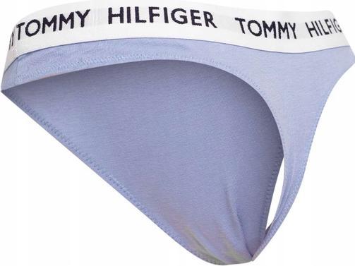 Produktbild Tommy Hilfiger Damen String Thong mit Stretch, Blau (Moon Blue), S (S)