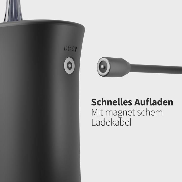 Produktbild Zahnheld Munddusche Aquadent Schwarz