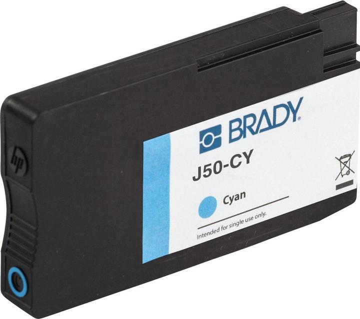 Actual product image Brady J50-CY - Cyan - - BradyJet J5000 - 101.6 mm - 23.9 - 57.1