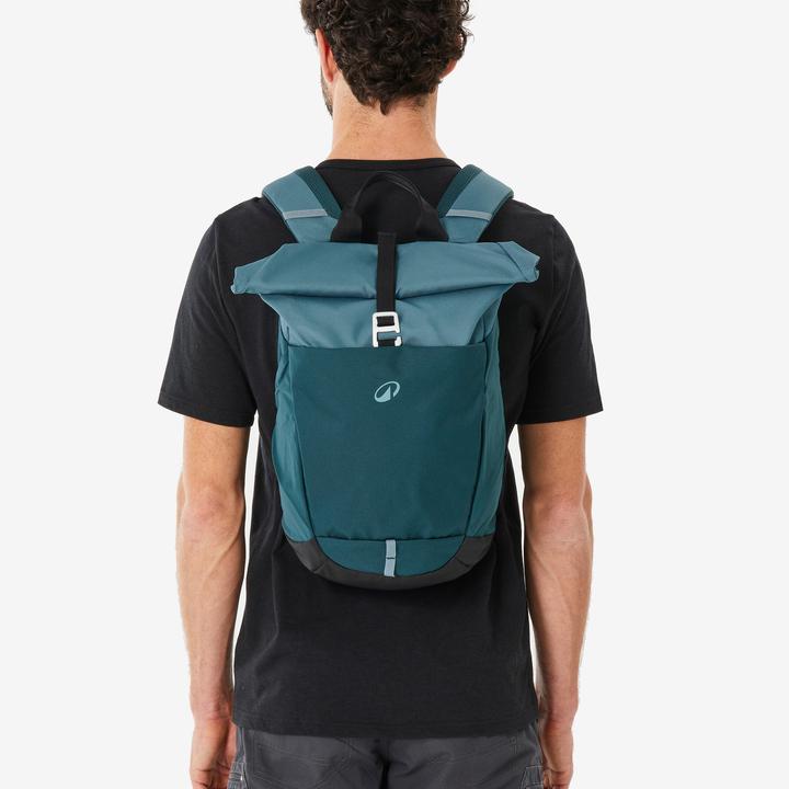Produktbild Quechua Wanderrucksack Rolltop - NH500 Escape 16 l + 4 blau (21 l)