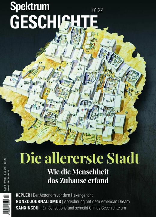 Produktbild Spektrum Geschichte - Die allererste Stadt (Deutsch, Spektrum der Wissenschaft, 2022)