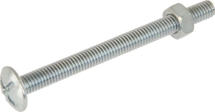 Immagine prodotto Suki Bullone testa tonda piatta M6x80mm (10 Viti per pezzo)
