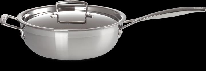 Immagine prodotto Le Creuset Padella Sauté (24 cm, Padella per friggere, Acciaio inossidabile)
