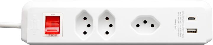 Image du produit Brennenstuhl CleverLine (3 x, USB-A, Type 13, USB-C, 1.50 m)