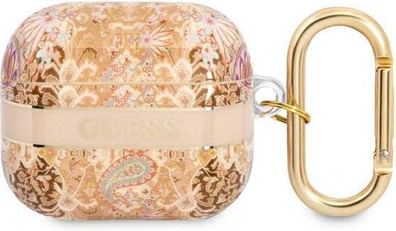 Actual product image Guess GUA3HHFLD AirPods 3 Gold (Headphone bag)