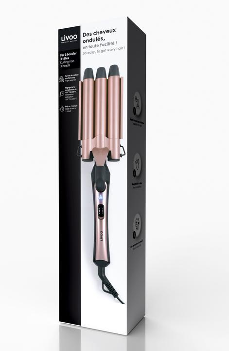 Actual product image Livoo Curling iron 3 heads (22 mm)