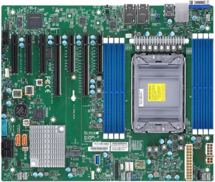 Actual product image Supermicro Mainboard X12SPL-F (Socket P, Intel C621A, ATX)