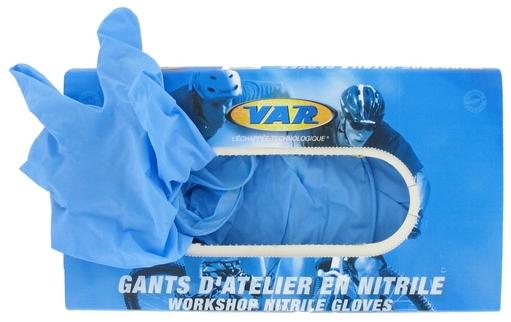 VAR Boîte de 100 Gants Nitrile (L)