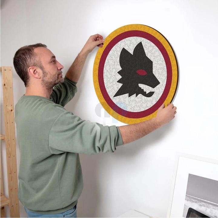 Immagine prodotto Iconic AS Roma - Lupetto Logo - Puzzle in Legno Taglia S (150 Pezzi) (150 pezzi)