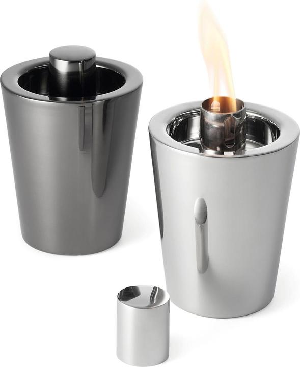 Produktbild Philippi Tischfackel Tarcia 13 x 9 cm, Silber