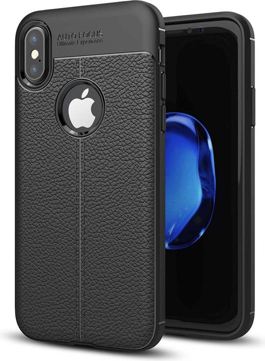 Immagine prodotto Cadorabo Copertura in TPU con struttura in similpelle (Apple iPhone X)