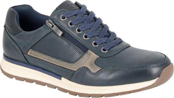 Actual product image R21 Mens Leather Side Zip Shoes (44.5)