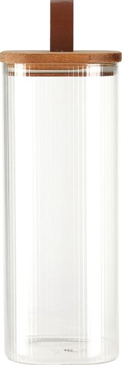 Produktbild Excellent Houseware 4er-Set Vorratsgläser mit Akazienholzdeckel, 750, 1150,1500, 1900 ml (1.90 l)