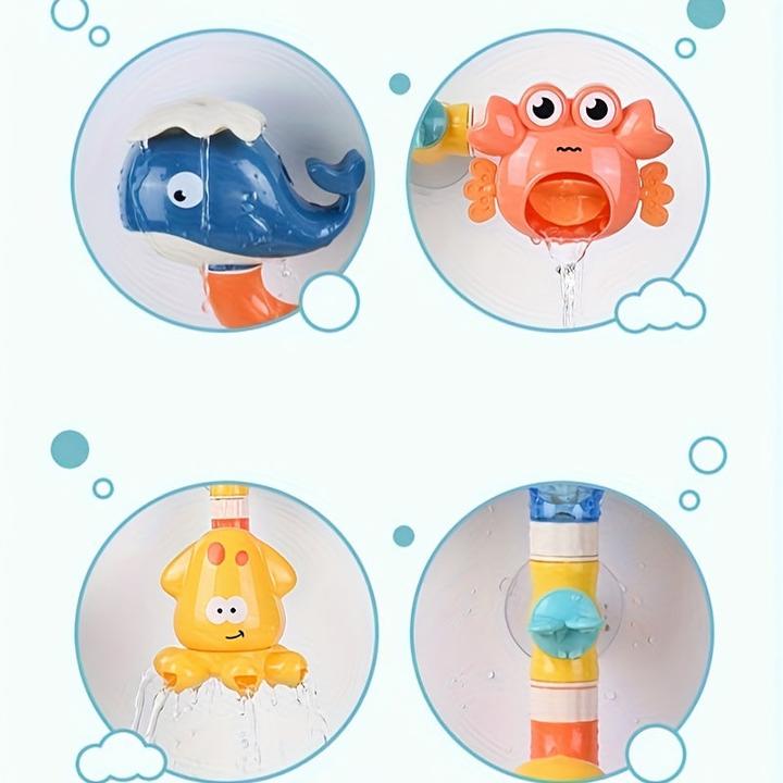 Immagine prodotto Activity Board Set di giochi per il bagno e l'acqua, linea bagno per bambini, 16 pezzi