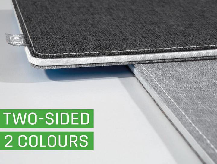 Immagine prodotto Sigel Tapis souris Eyestyle, gris clair-noir, couche intermédiaire e coutures blanches, PET recyclé, PP r