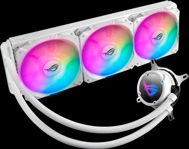 Actual product image ASUS ROG Strix LC 360 RGB White Edition Complete water cooling