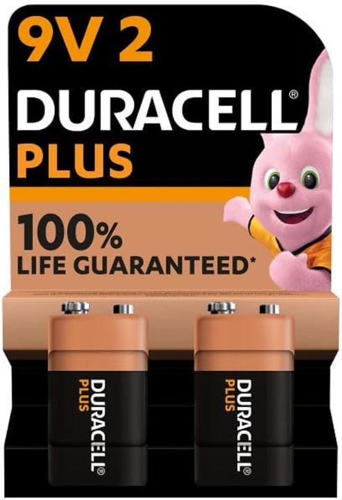 Actual product image Duracell Plus Power (2 pcs., 9V Block, 580 mAh)