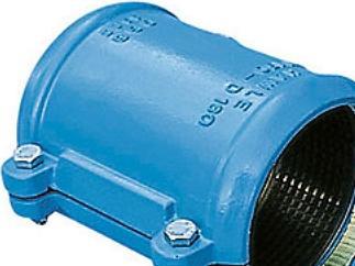 Actual product image Hawle Repair coupling 110mm - 9240. tensile strength. for PVC and PE pipes. A4 screws.