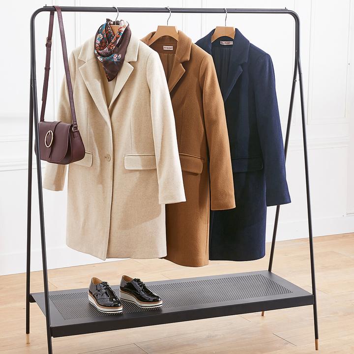 Actual product image Anne Weyburn Half-length coat with button fastening (36)