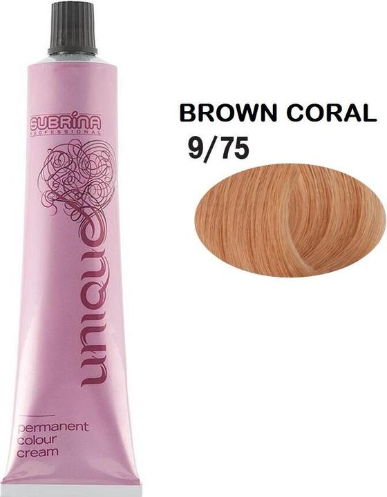 Produktbild Subrina Professional Unique Permanent Hair Dye 975 Bright Light Blond Chestnut Red - 100 Ml (975 Bright Light Blond Chestnut Red)