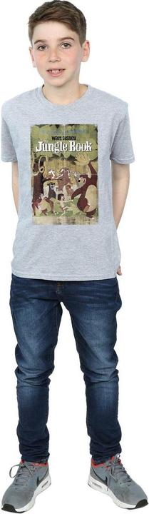 Actual product image Disney Boys The Jungle Book Retro Poster T-Shirt (116)