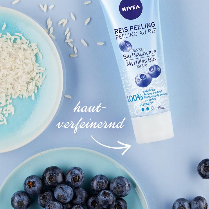 Produktbild NIVEA Reis Peeling Bio Blaubeere (Peeling, 75 ml)