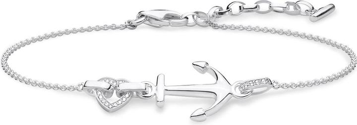 Produktbild Thomas Sabo Armband Anchor with Heart (19 cm, Silber)