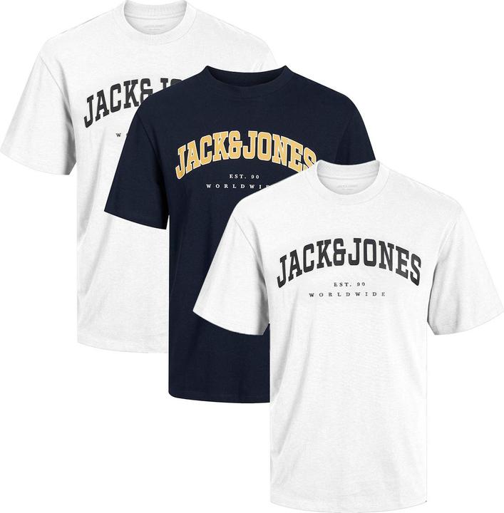 Produktbild Jack & Jones 3er Pack Caleb Varsity T-Shirt (L)