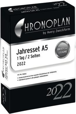Actual product image Chronoplan Year set (A5, German)