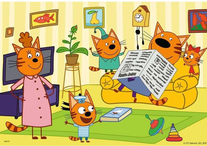 Produktbild Ravensburger Zuhause bei den Kid e Cats (24 Teile)