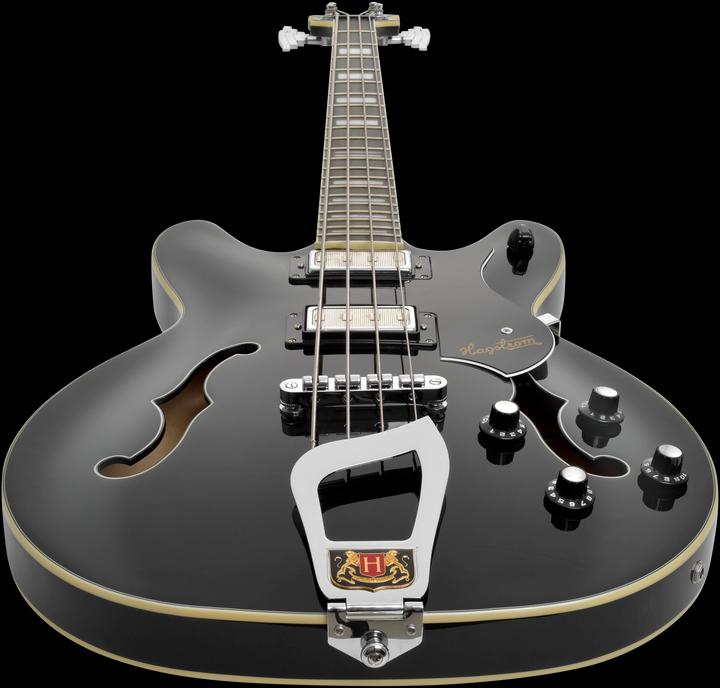 Image du produit Hagstrom Guitare basse, Viking, Black Gloss (Guitare électrique)