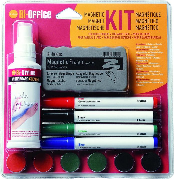 Produktbild Bi-Office Earth-it Kit (Grün, Blau, Schwarz, Rot, 2 mm, 4 x)
