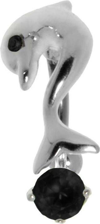 Produktbild Bijouteria Bauchpiercing (Chirurgenstahl 316L, Silber 925, Zirkonia)