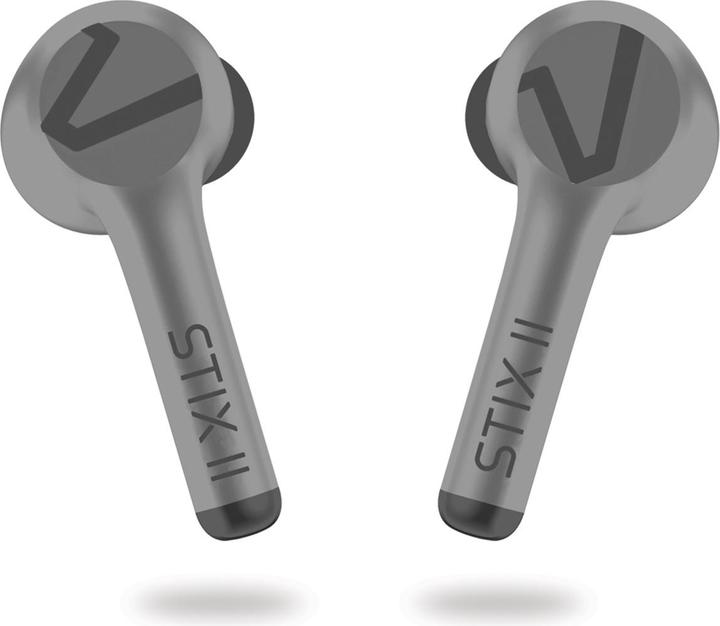 veho STIX II True Wireless Earphones - Platinum Grey (ANC, 5 h, Kabellos)