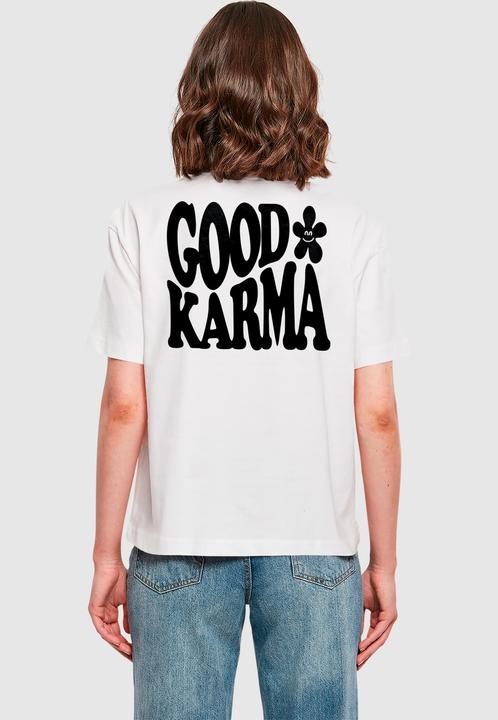 Produktbild Miss Tee Good Karma Happy Flower Tee - 193853 (3XL)