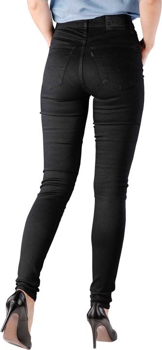Actual product image Levis Mile High Super Skinny black galaxy (W25/L32)