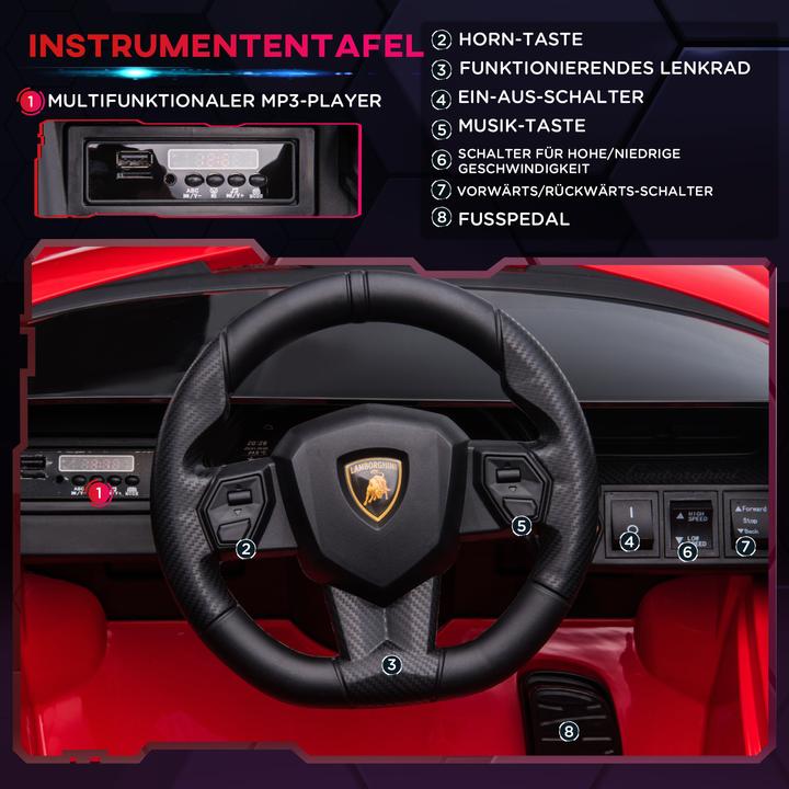 Actual product image Homcom Lamborghini (6 V)