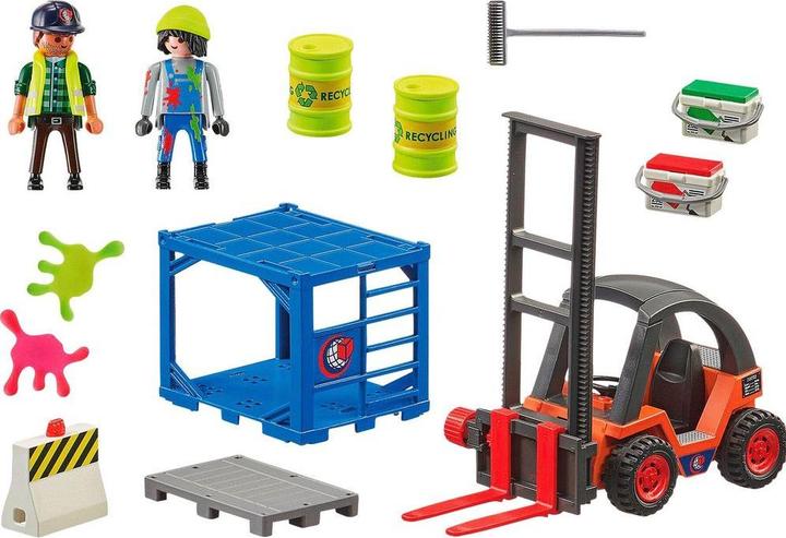 Produktbild Playmobil Gabelstapler mit Fracht (70770, Playmobil City Action)