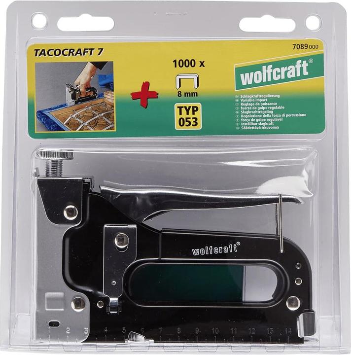 Image du produit wolfcraft Kit d'agrafeuse manuelle tacocraft 7, 1001 pces
