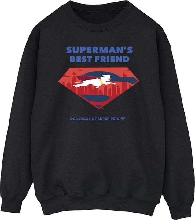 Actual product image Mens DC League Of Super-Pets Superman's Best Friend Sweatshirt (XXL)