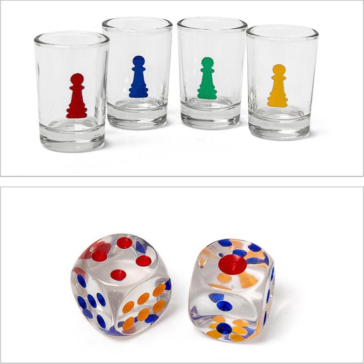 Actual product image Relaxdays Drinking Ludo Game