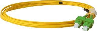 Actual product image BlueOptics Duplex fibre optic patch cable SC/APC-FSMA/PC singlemode 1 metre (CAT6, 1 m)