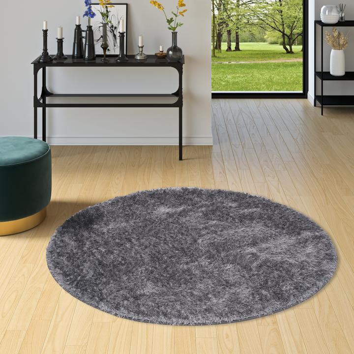 Actual product image Snapstyle High Pile Shaggy Carpet Feeling Mix Round (200 x 200 cm)