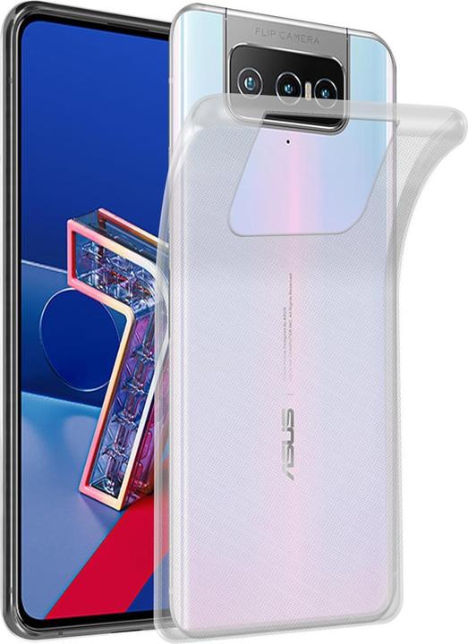 Actual product image Cadorabo TPU Ultra Slim AIR Cover (Asus Zenfone 7)