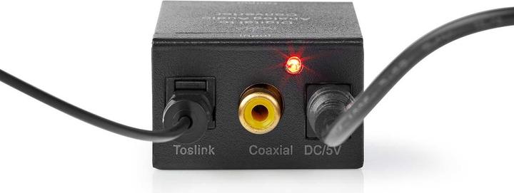 Produktbild Nedis Digital Audio Converter 1-Way Connection Input: 1x Digital RCA / 1x TosLink Connection Output: (0.05 m)