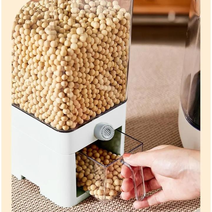 Actual product image ASMI Storage containers, food containers for muesli, rice, pasta, tea, nuts and coffee beans (3.75 l)