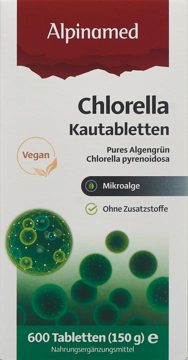 Produktbild Alpinamed Chlorella Tabl (600 Stück, Tabletten, 212 g)